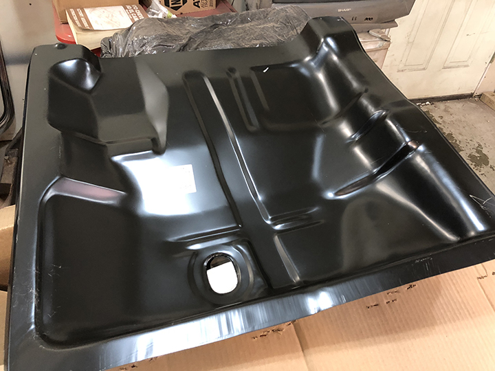 New vs old floor pan