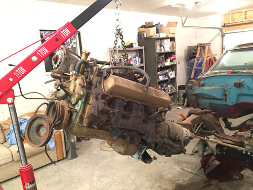 Engine removal