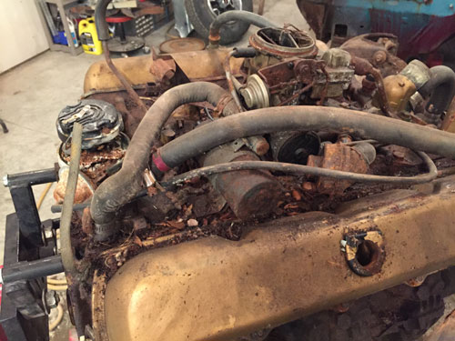 Drivetrain removed