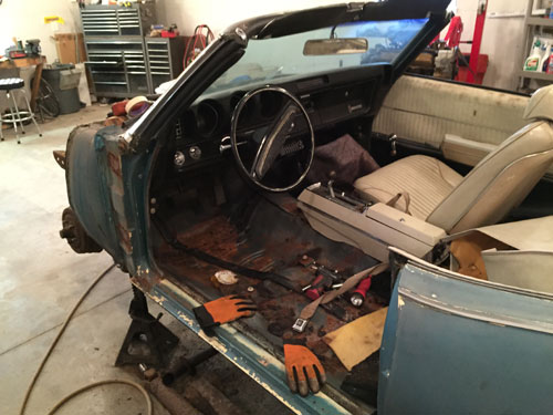 Door removed