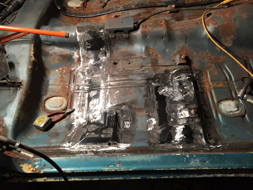Welded patch