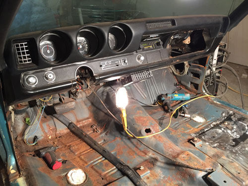 Pedals removed