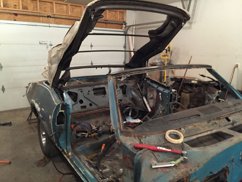 Windshield area