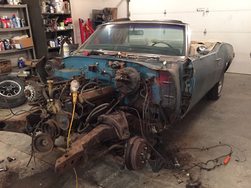 Front end gone