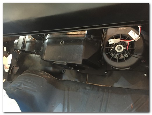 Vintage Air under dash