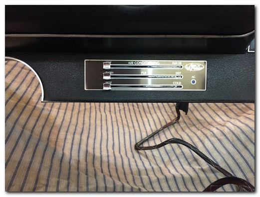 Heater AC controls