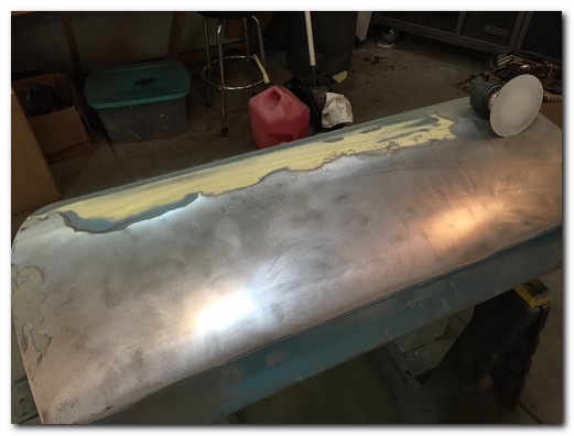 Bare metal showing