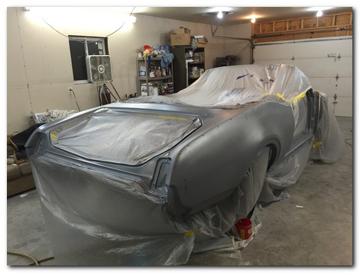 Epoxy primer applied