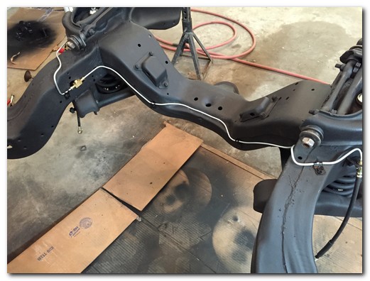 Flaring brake lines