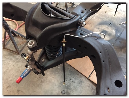 Brake line detail