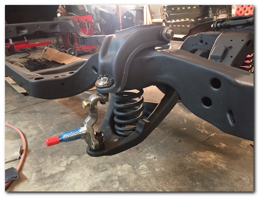 Control arms installed