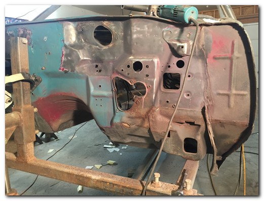Firewall stripped