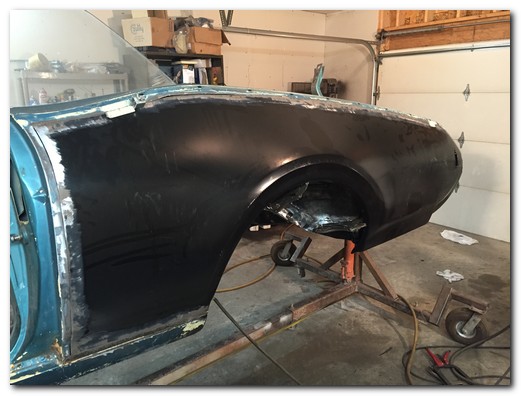 Quarter panel fitting
