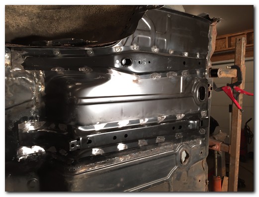 Welded in