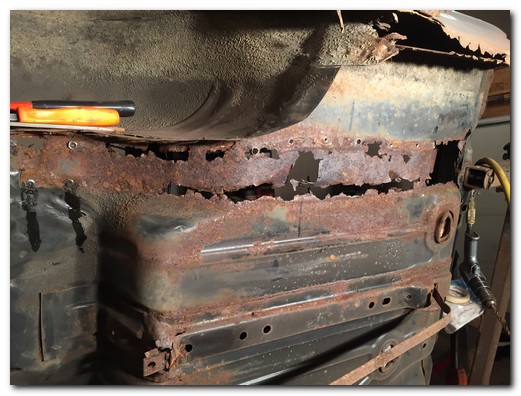 Body mount removed