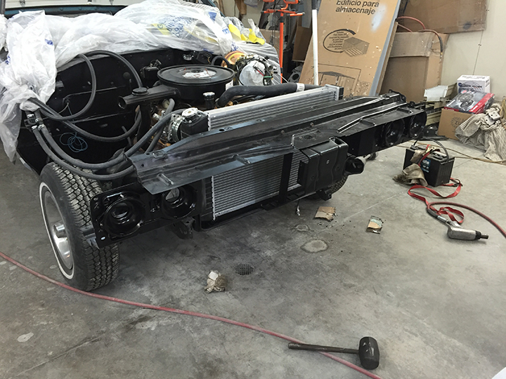Core support installed