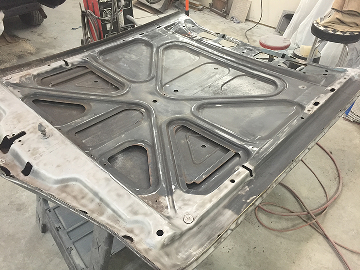 Sanding hood bottom