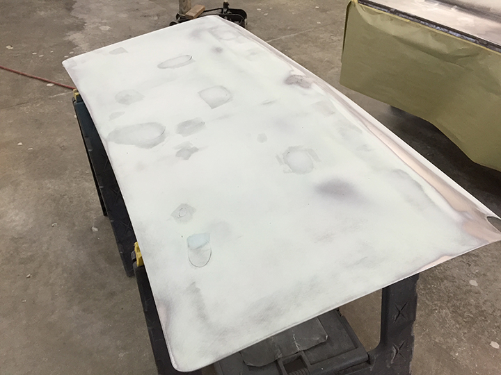 Deck lid cleaned