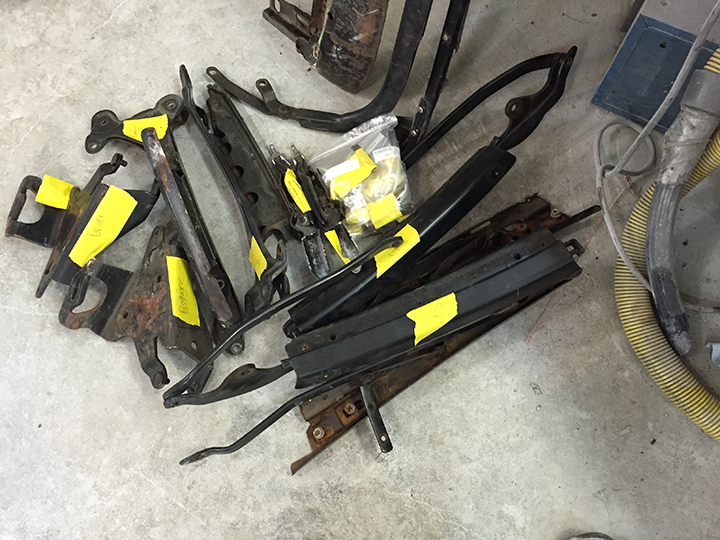 Top disassembled