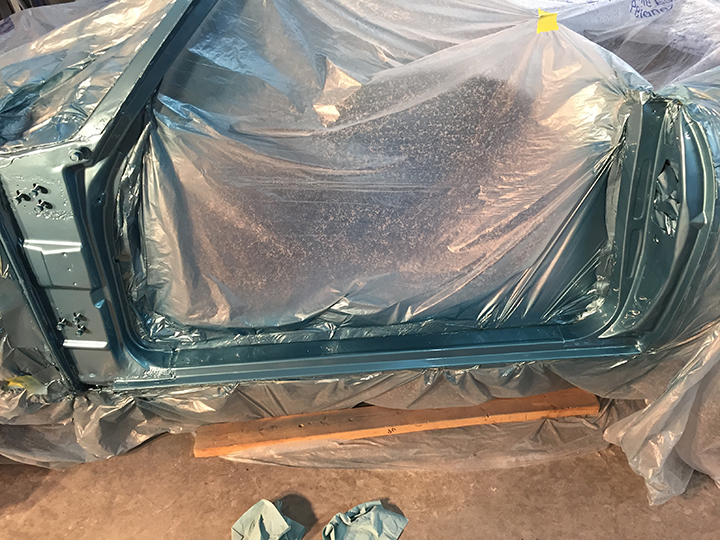 Clear applied