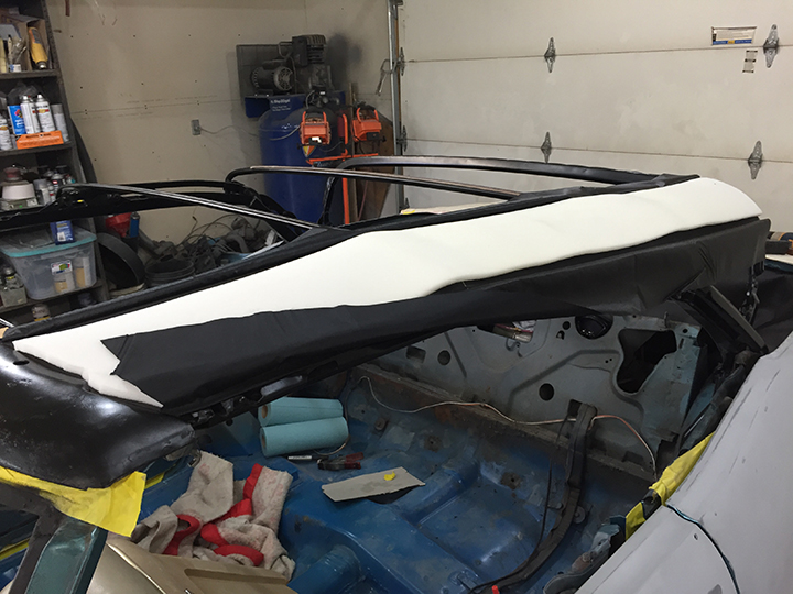 Foam inserted