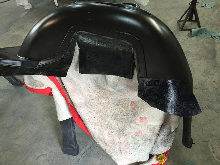 Satin black