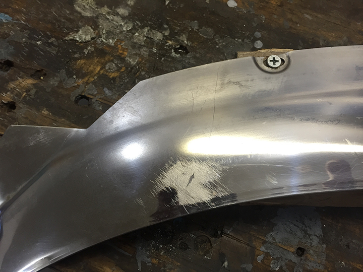Scratch repaired