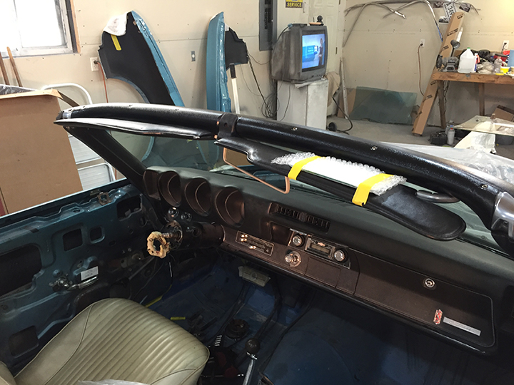 Visors installed
