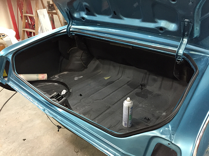 Trim installed