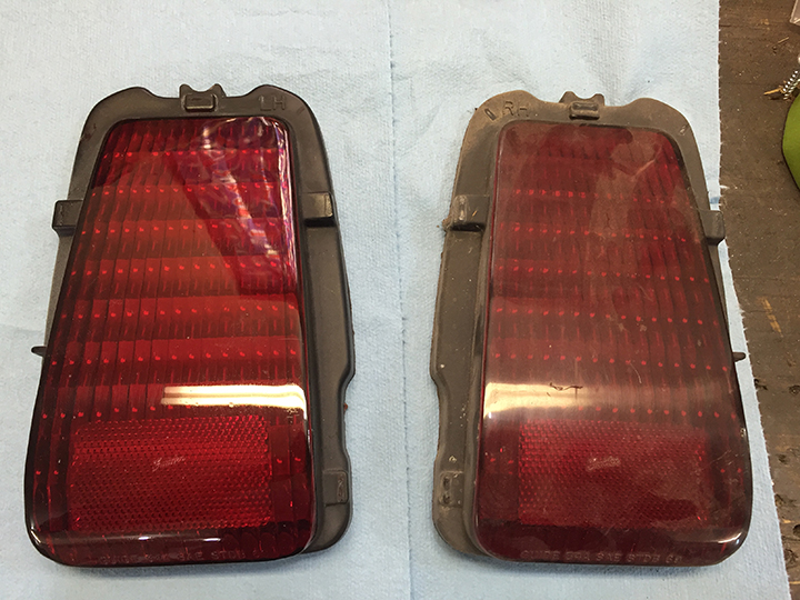 Taillight before after