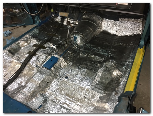 Floor insulated