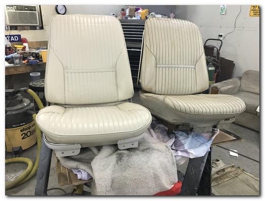 Seats installed