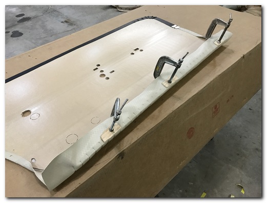 Material glued