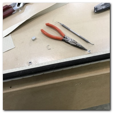 Staples reinstalled